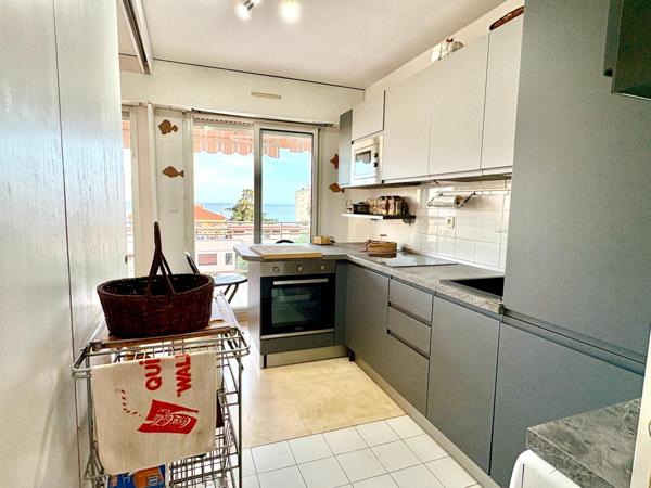 Appartement 2 pièces vue mer, terrasse et garage