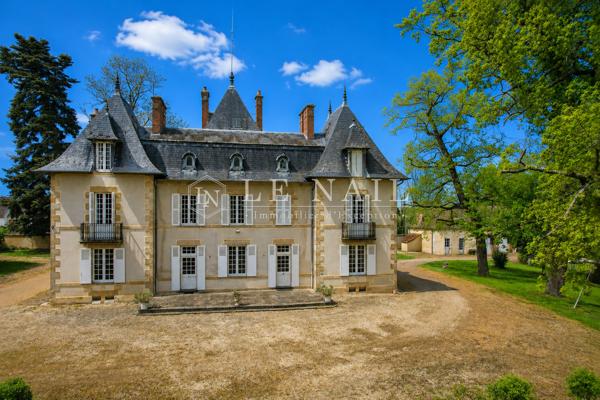 Château du XIXe siècle avec gîtes en Bourbonnais