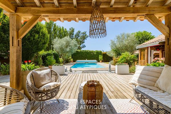 Villa familiale avec piscine à 10 minutes des plages