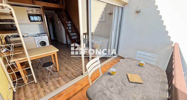 À vendre Appartement 2 pièces 24.56 m² - St Pierre La Mer 11560