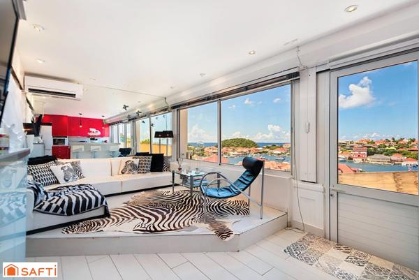Appartement T3 avec vue sur la baie de Gustavia