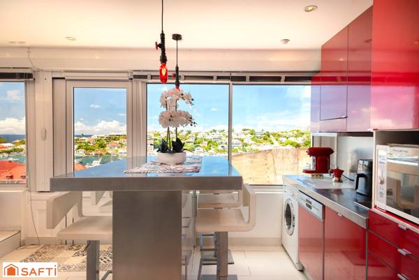 Appartement T3 avec vue sur la baie de Gustavia