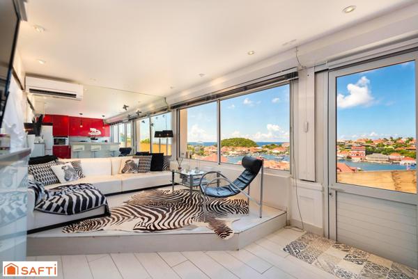 Appartement T3 avec vue sur la baie de Gustavia