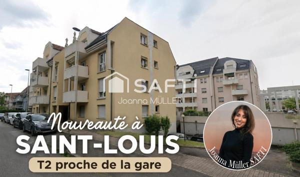 À VENDRE – APPARTEMENT T2 AVEC GARAGE – SAINT-LOUIS