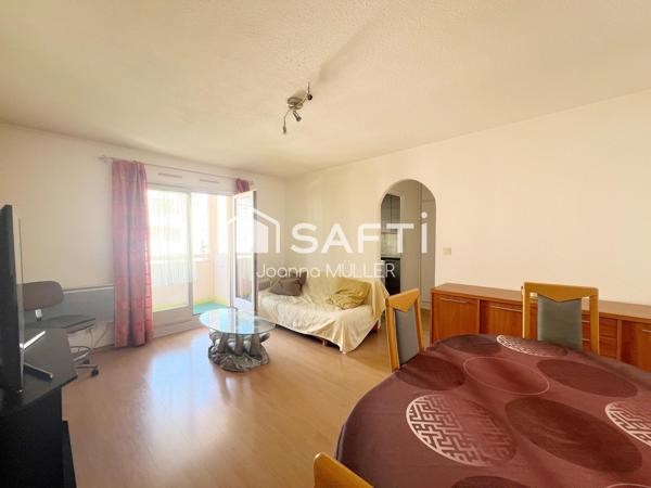 À VENDRE – APPARTEMENT T2 AVEC GARAGE – SAINT-LOUIS
