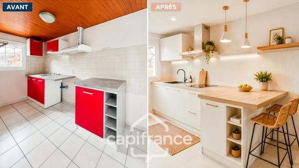 PUYOO (64) – Maison 3 chambres -  local commercial loué, atelier et dépendances - jardin