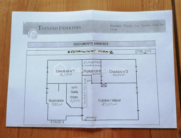 Appartement de 58 m²
