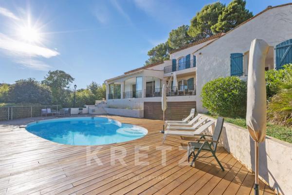 VILLA VUE MER SUR LE CAP D'ANTIBES