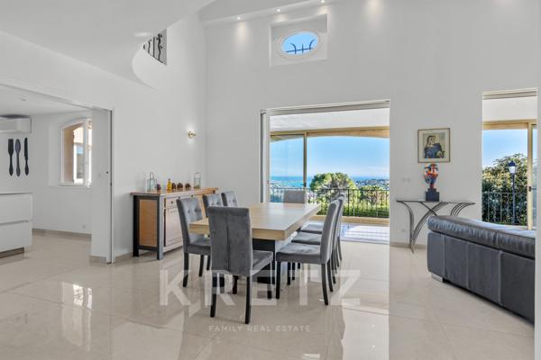 VILLA VUE MER SUR LE CAP D'ANTIBES