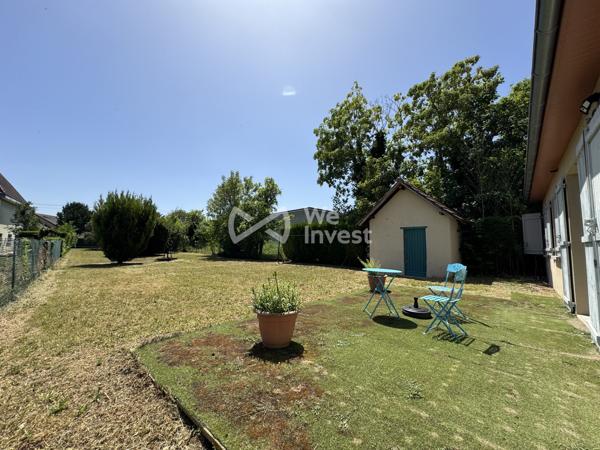 Maison de plain-pied de 2006, 95 m² habitables, 3 chambres, garage, parcelle de 906 m²