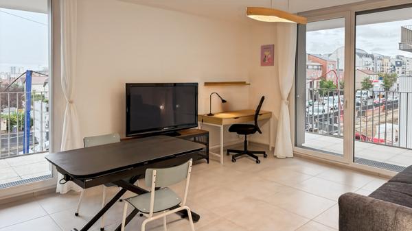 STUDIO A LOUER MEUBLE 33.69M² CRETEIL