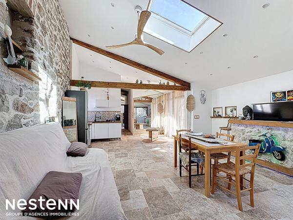 Appartement T4 lumineux de 75 m² avec loggias proche du canal de la Robine