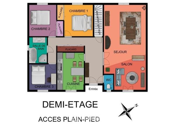 Maison de village 110 m² à Availles-en-Châtellerault 86530