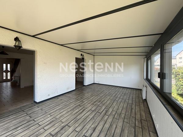Maison Trignac centre 6 pièces 120 m2, pièce de vie de 67m², 3 chambres 1 bureau, jardin clos
