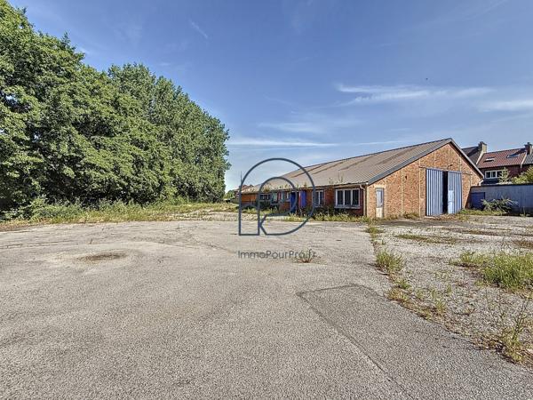 Dunkerque Fort-Mardyck – Entrepôt indépendant 378 m² sur terrain privatif 2 000 m² avec potentiel d'extension – À vendre