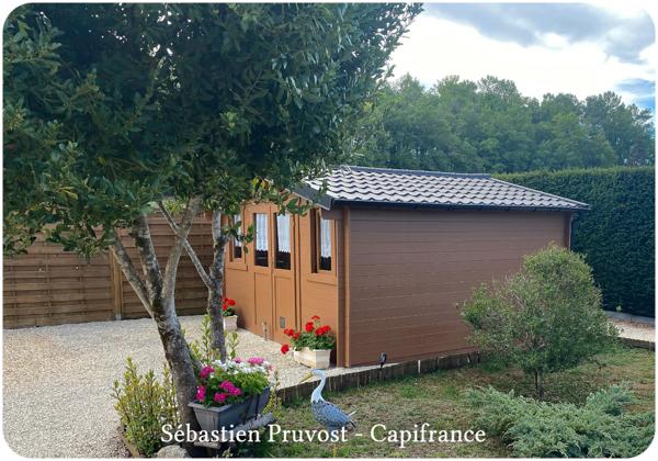 Maison à vendre 4 pièces PROCHE SAINT PARDOUX LA RIVIERE (24), 100m2 hab., terrain 2600m2 env dont 1320 avec Cu, 2 chambres