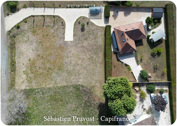 Maison à vendre 4 pièces PROCHE SAINT PARDOUX LA RIVIERE (24), 100m2 hab., terrain 2600m2 env dont 1320 avec Cu, 2 chambres