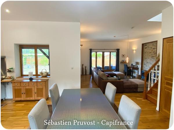 Maison à vendre 4 pièces PROCHE SAINT PARDOUX LA RIVIERE (24), 100m2 hab., terrain 2600m2 env dont 1320 avec Cu, 2 chambres