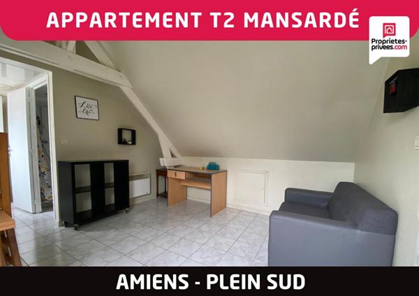 Appartement 2 pièces mansardé