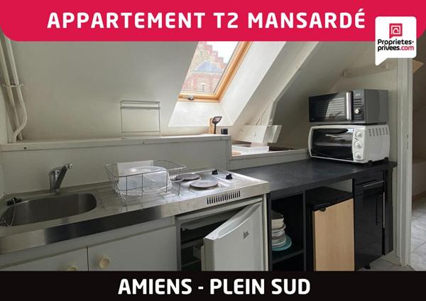 Appartement 2 pièces mansardé