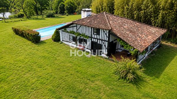 Maison Landaise sur 8 hectares avec étang
