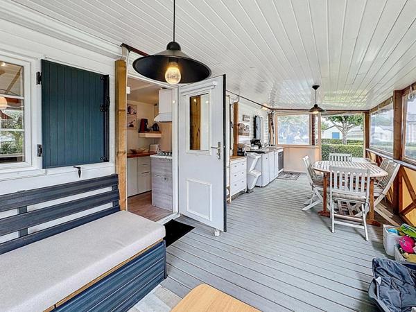 🏖️ Mobil-home – 43 m² sur parcelle arborée dans PRL 3★ avec piscine – Plage à 5 min à pied !