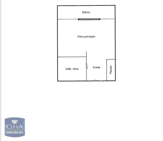 Appartement à louer 1 pièce 24.67m²