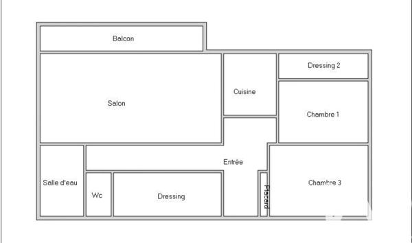 Appartement à vendre 3 pièces 82 m² Tours