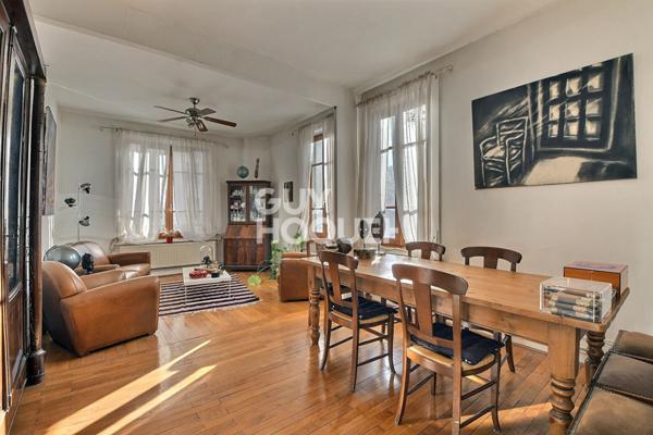 A VENDRE - Appartement T4 de caractère, 98 m² lumineux, Villette Part-Dieu - Lyon 3ème (69003)