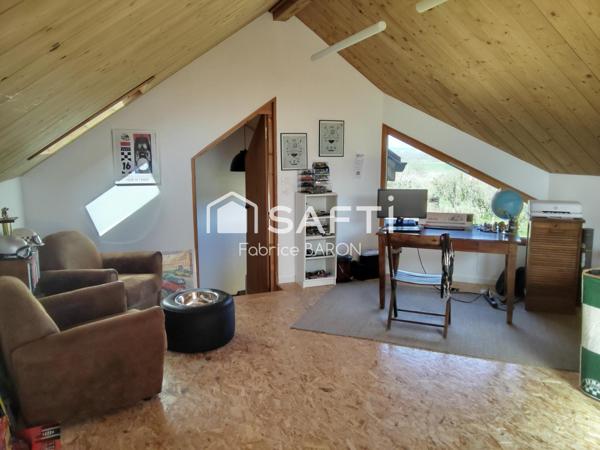 Maison + chalet habitable