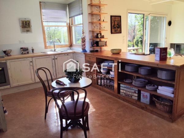 Maison + chalet habitable