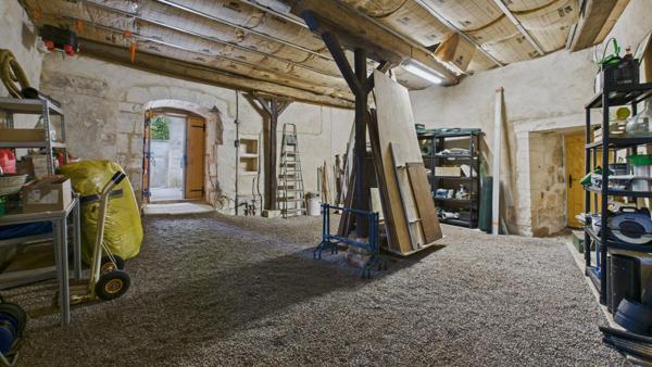 Château féodal du Xe siècle avec parc et rivière