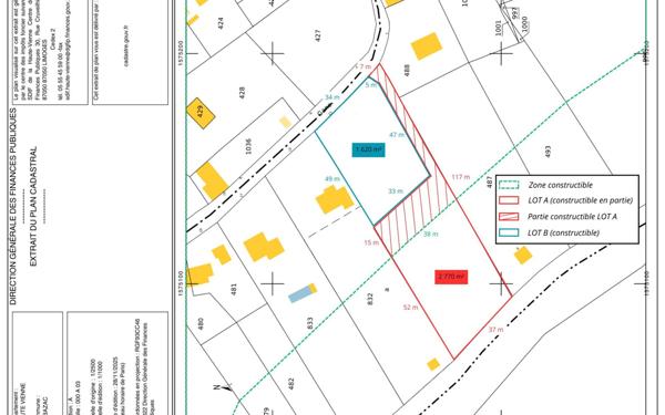 Terrain à vendre    Ambazac