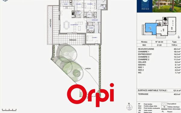 Appartement à vendre    4 pièces • 121,40 m2 Sanary-sur-Mer