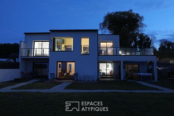 Villa d’architecte vue mer et chambres d’hôtes à haute rentabilité