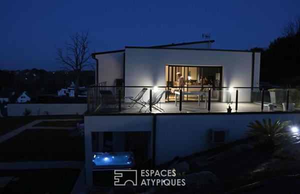 Villa d’architecte vue mer et chambres d’hôtes à haute rentabilité