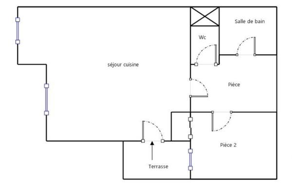 Appartement à ROQUEBRUNE-SUR-ARGENS, 83380 - 2 pièces 36m²