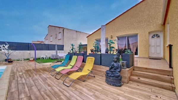 Maison moderne avec piscine à Salses-le-Château