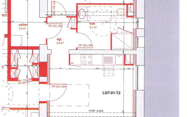 Appartement à vendre    2 pièces •  Argentan