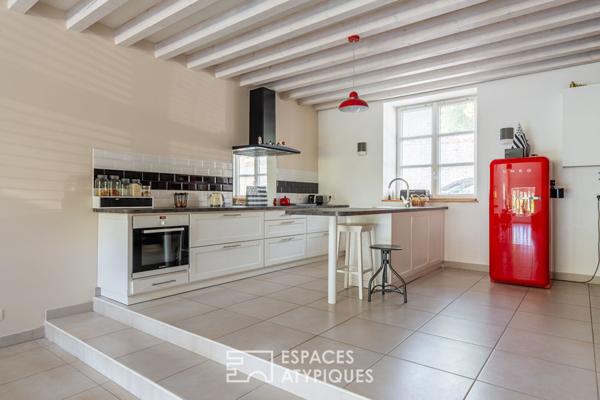 Maison de village rénovée et son jardin