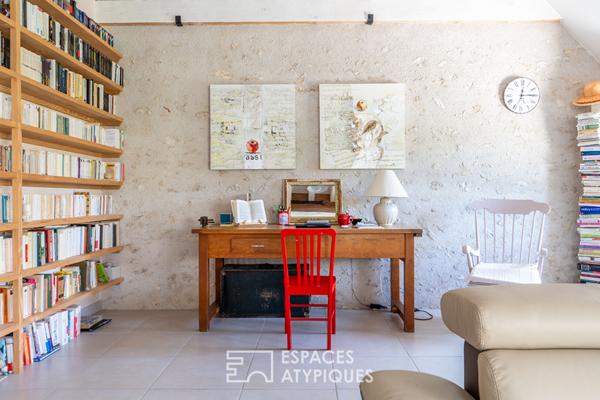 Maison de village rénovée et son jardin