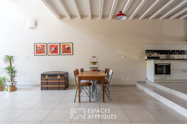 Maison de village rénovée et son jardin