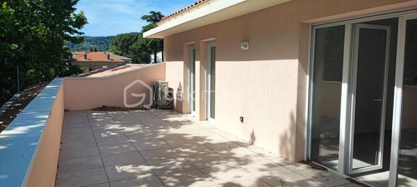 Trés jolis appartement T3 de 64 m2 neuf situé au 3 eme et dernier étage d un immeuble neuf plein centre ville à DRAGUIGNAN 
cet appartement comporte 2 grandes terrasses 32 m2 plus 10 m2 soit 42 m2 de terrasse .
Climatisation réversible dans les 3 pieces salle d eau grande douche à l italienne WC separé
 Faire vite pour cet appartement qui partira le 1 er 
Je dispose de plusieurs T4 et T3 dans cette résidence 
et de parkings en supplément du prix. 
Contactez moi pour organiser une visite.