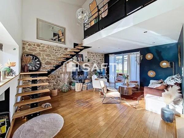 Charmante longère rénovée en cœur de village