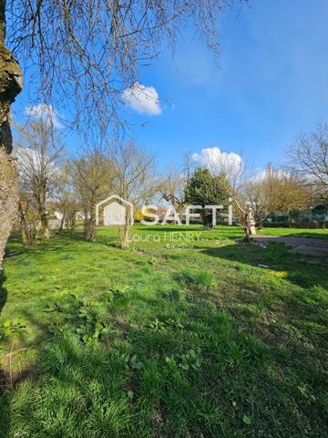 Maison individuelle de 3 chambres avec garage et grand terrain