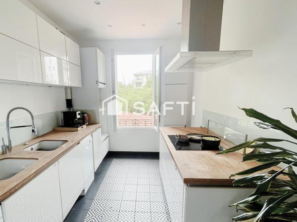 Charmante maison lumineuse et traversante de 105m2