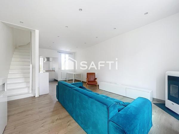 Charmante maison lumineuse et traversante de 105m2