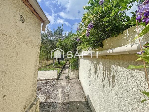 Charmante maison lumineuse et traversante de 105m2