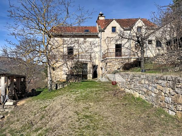 La Cresse (12640) Sur les hauteurs de La Cresse – Maison en pierre rénovée avec vue vallée + gîte indépendant