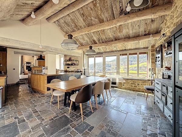 La Cresse (12640) Sur les hauteurs de La Cresse – Maison en pierre rénovée avec vue vallée + gîte indépendant